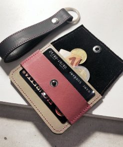 mini portemonnee met maxi sleutelhanger